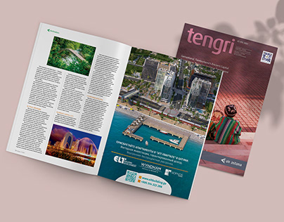 Banner Advertising for magazine "Tengri"