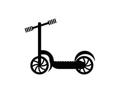Scooter Icon / Push Scooter Icon / Kick Icon
