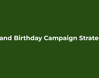 Brand Birthday Campaign Strat Deck