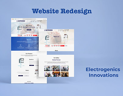 Website Redesign of Electrogenics Innovation pvt ltd