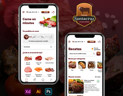 Carnes Santacruz - App Design