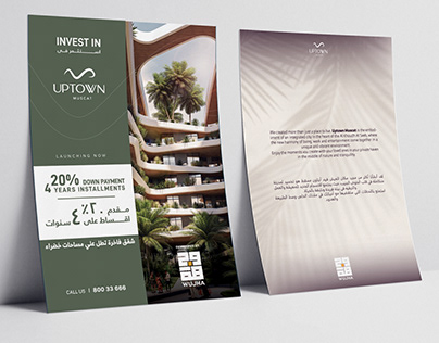 Flyer design (real estate residential project)