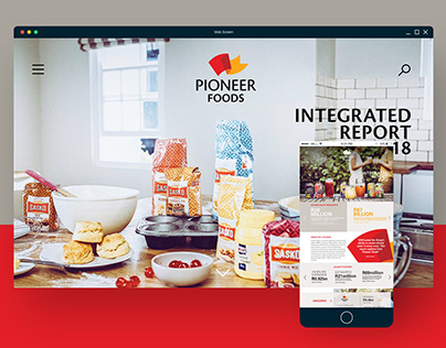 Pioneer Foods - Online Annual Report Concept Design
