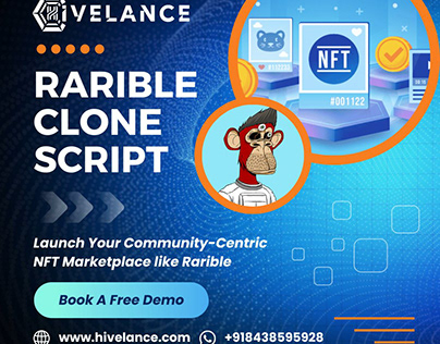 Rarible clone script development - Hivelance