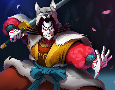 Character design - Kabuki Warrior