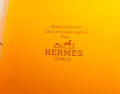 Candidature, Hermès, chef de projet digital.