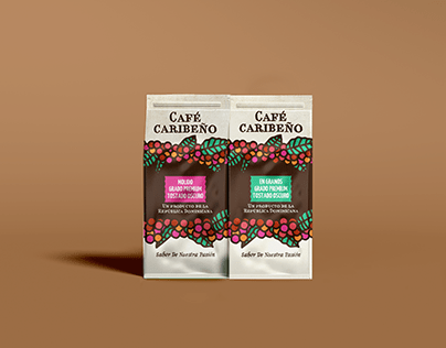 Packaging Design para Café Caribeño