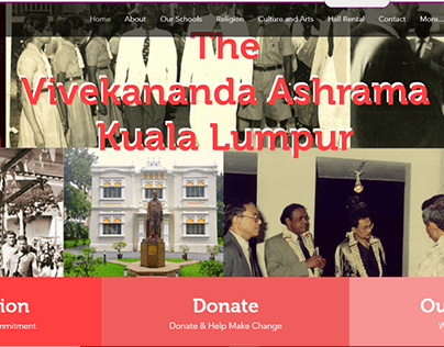 Vivekenanda Ashrama Website