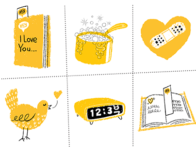 Hey, I Love You... Book Illustration