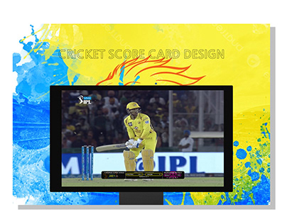 Cricket scorecard