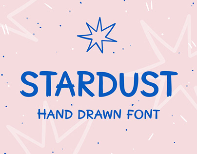 STARDUST | Hand drawn font