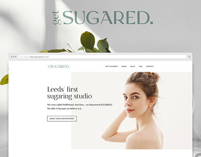 Get Sugared - website, logo