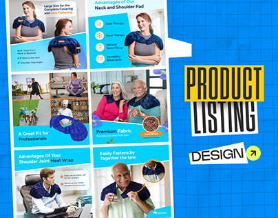 Amazon Product Listing Design EBC A+ Design infographic