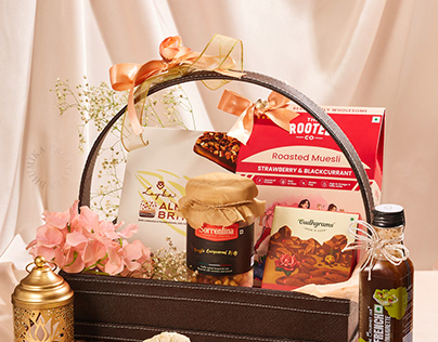 Product Photography of Gift Hamper