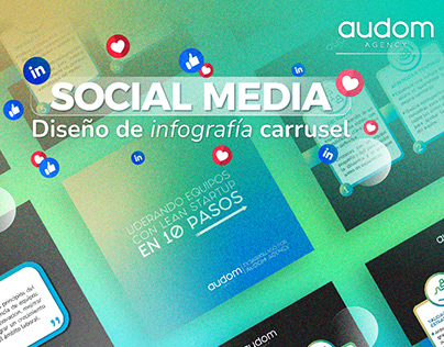 Audom Agency / Social media / Post infografía carrusel