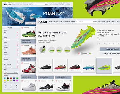 Nike Shoes Website