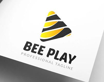 Honey Bee Play Studio Media Logo Design