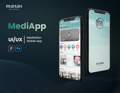 Manah Wellness - Relaxation Mobile UI Kit
