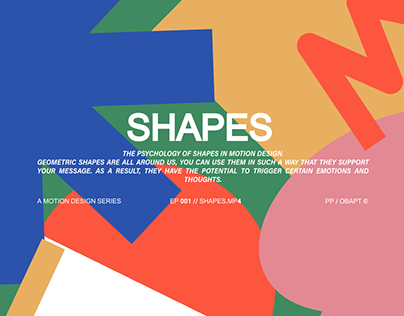 SHAPES : A Motion Design Series