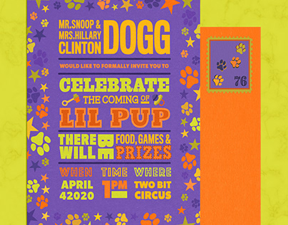 Birth Announcement for Snoop Dogg and Hilary Clinton