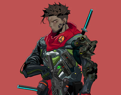 cyberpunk soldier