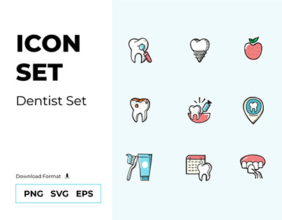 Dental Icon Set