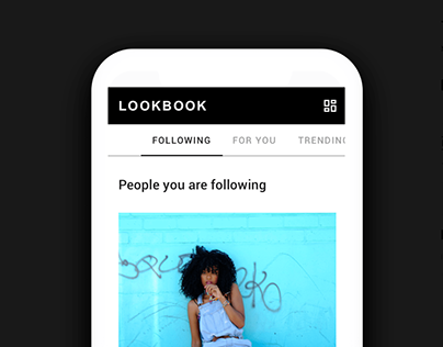 Fashion inspiration mobile app - Redesign