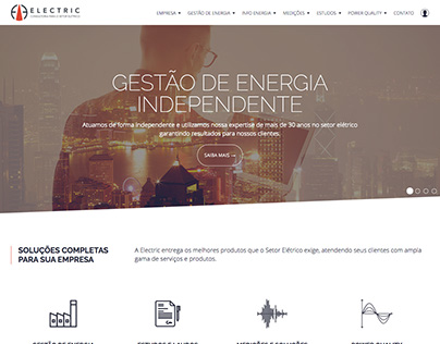 Electrical Power Management company website project