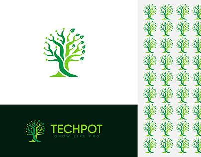 TECHPOT logo design