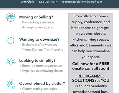 Reorganize Solutions for You
