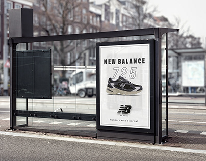 Affiche publicitaire New Balance - Projet fictif