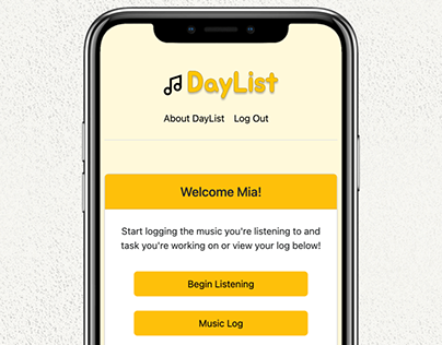 DayList: A Behavioral Study & Web-app