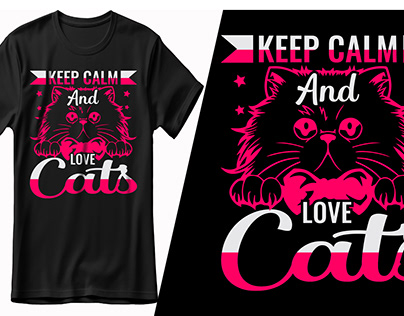 Cat Unique T-Shirt Design