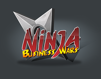 Ninja Business Wars - Videogame Logo