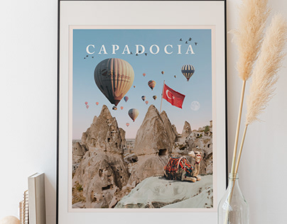 Fotomontaje Publicitario - Capadocia, Turquía