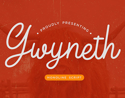 GWYNETH MONOLINE SCRIPT - FREE FONT