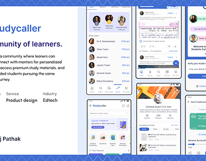 Studycaller - A community of learners | UX case study
