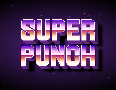 SUPER PUNCH - Futuristic Sans Font