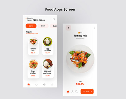 Food Apps Design