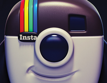 Instagram Logo Mascot Toy Design Concept