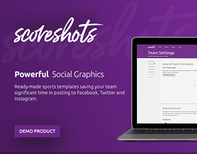 ScoreShots - New web & identity design