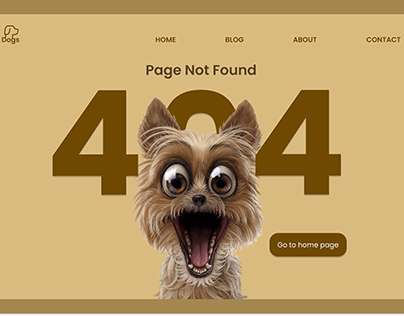 404 error page UI