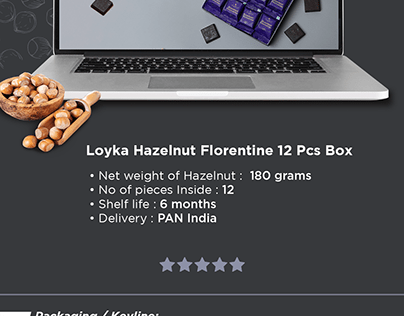 Hazelnut Florentine Packaging