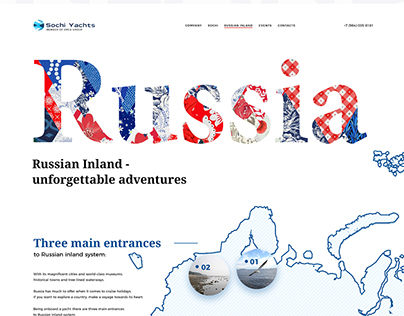 Website for yachts crew from Sochi