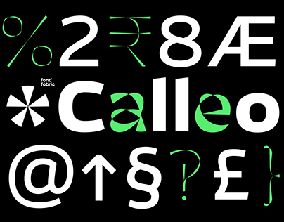 Calleo - Typeface