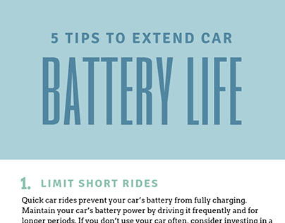5 Tips to Extend Your Car Battery Life
