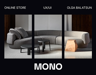 Project thumbnail - MONO - Online Store | UX/UI Design