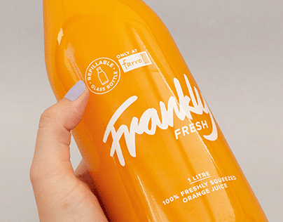 Frankly Fresh Juice Branding