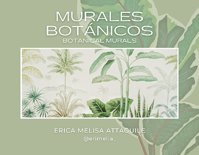 Botanical murals (Portfolio design and painting artist)