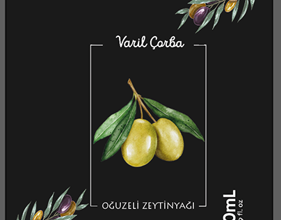 Zeytinyağı Etiket Tasarımı